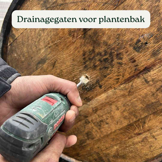 Drainagegaten (optioneel)
