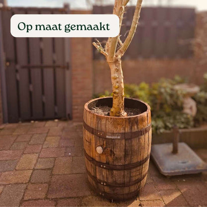 Houten Plantenbak Half