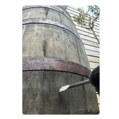 Houten Ton + Aansluitset + Kraan