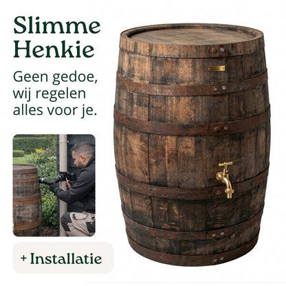 Houten Regenton incl. Installatie